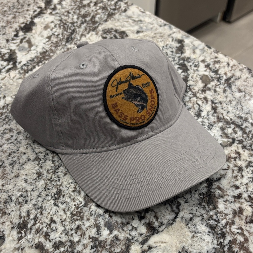 Bass Pro Shops Gray and Tan Hat